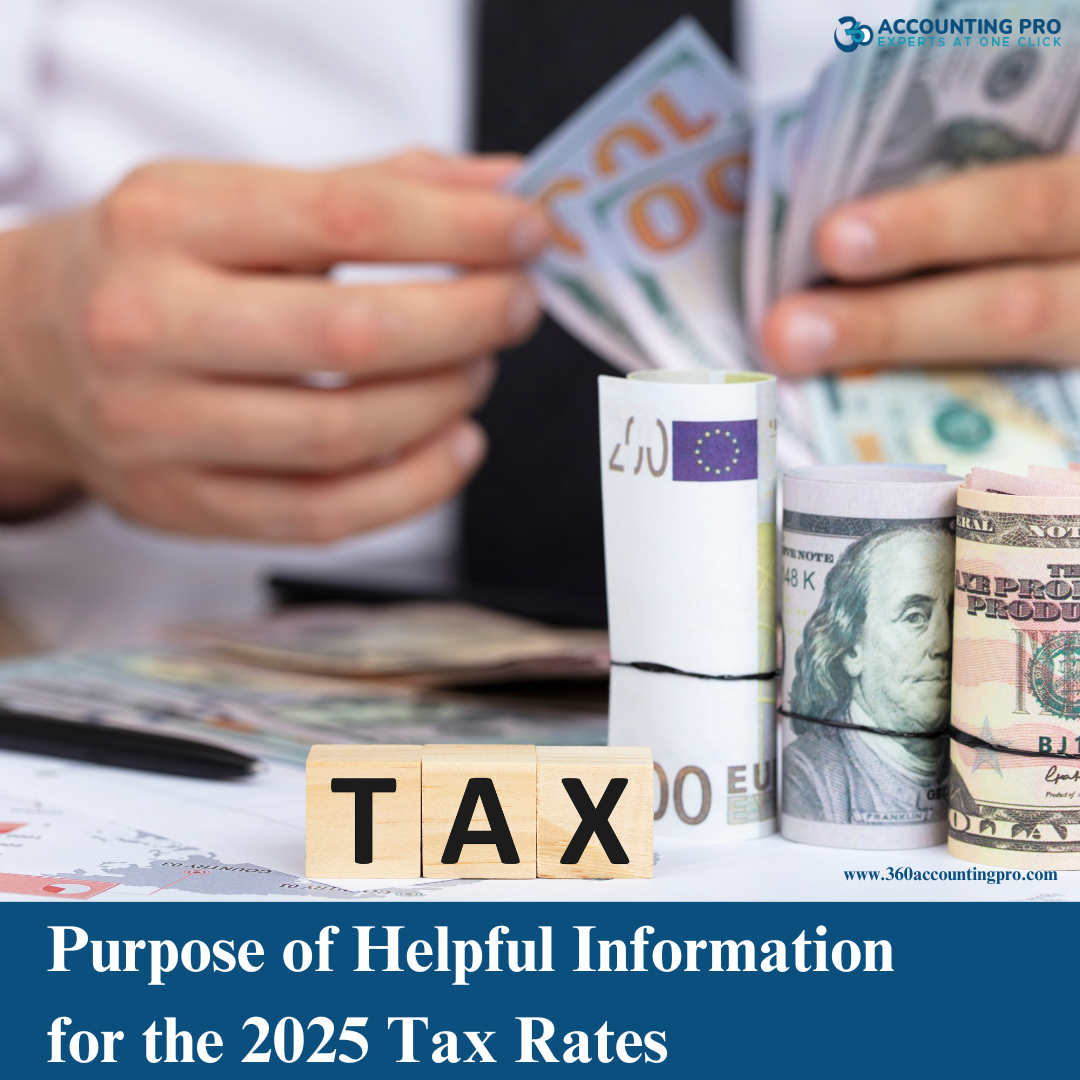 Purpose of Helpful Information for the 2025 Tax Rates