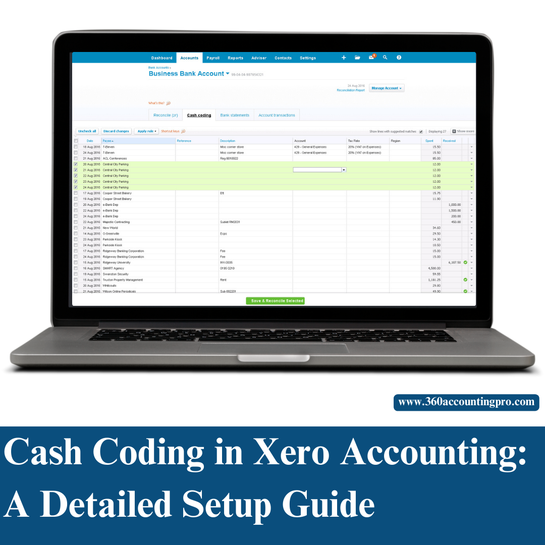 Cash Coding in Xero Accounting: A Detailed Setup Guide