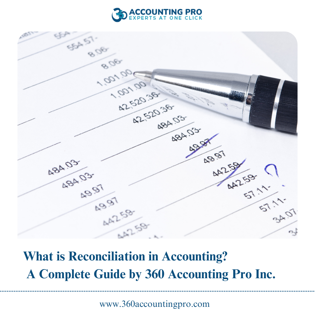 What is Reconciliation in Accounting? A Complete Guide by 360 Accounting Pro Inc.